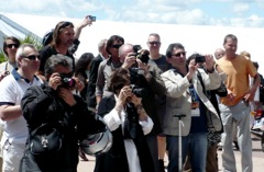 …for press and public