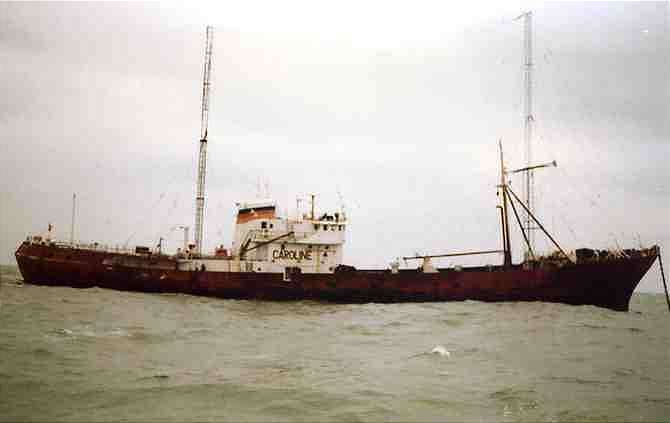 Starboard side Ross Revenge full view
