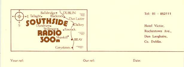 Southside Radio headed paper