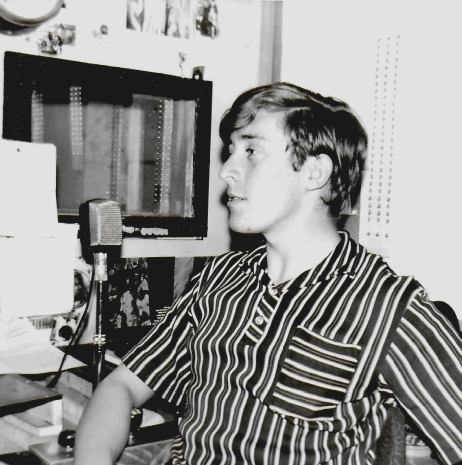 Martin in temporary studio 2