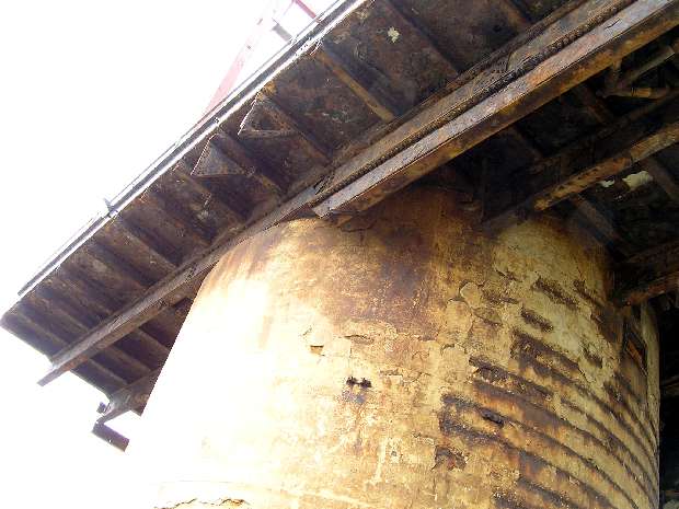 Underside looking at north leg