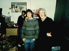 Stuart Vincent with Paddy ships engineer