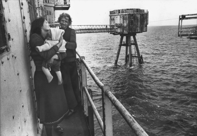 Dennis, Penny & baby Zachery on Shivering Sands