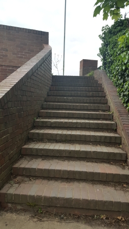 Bridge 66 steps up to road