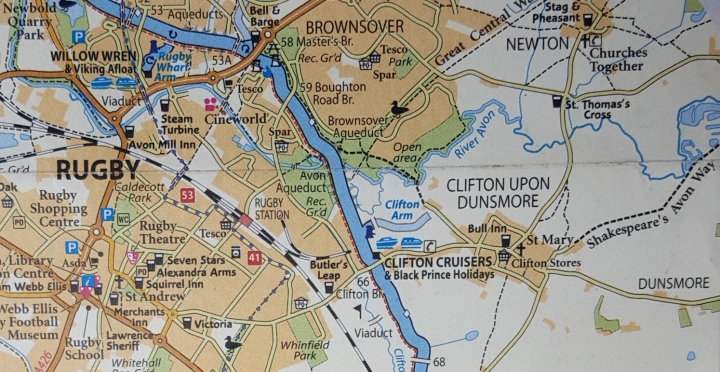 Chart of the Oxford Canal