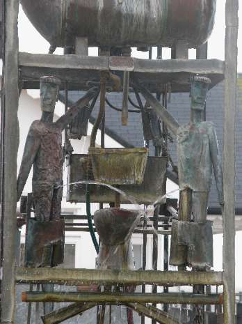 Water Clock detail Water Clock detail