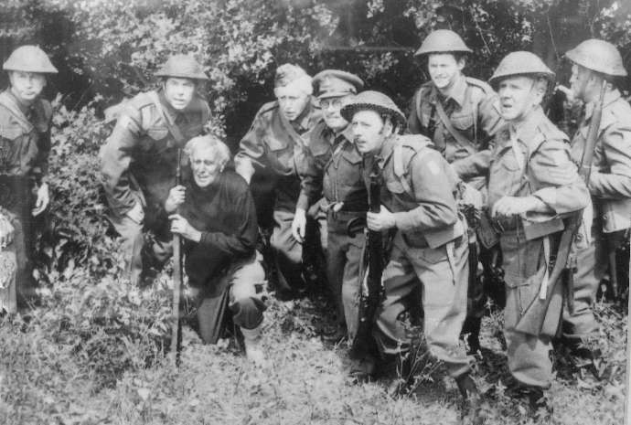 Dad's Army cast at Thetford Dad's Army cast at Thetford