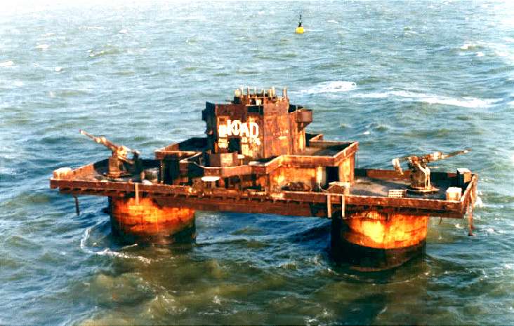 Tongue Fort from air 1981